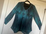 img 1 attached to Bulotus Women'S Floral Double-Layered Mesh Top For Dressy Casual Occasions review by Toya Robinson