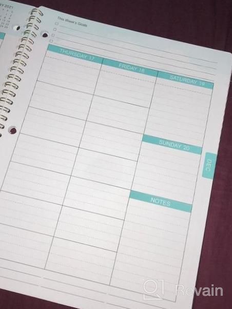 img 1 attached to 2023 Planner: 8" X 10" Large Agenda With Thick Paper, Twin-Wire Binding & Flexible Cover - Perfect For Home, School And Office Organization! review by Besim Kahsar
