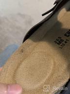 img 1 attached to Cork Footbed Sandal For Men By CUSHIONAIRE With +Comfort In Lane Design review by Efraine Cruise