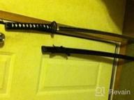 img 1 attached to Full-Size MAKOTO Handmade Musashi Ring Samurai Katana Sword - Sharp & Practical review by Brandon Selpasoria