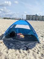 img 1 attached to UPF 50+ UV Protection Beach Tent For 3-7 People - Portable, Lightweight & Easy Setup Sun Shelter Canopy - Gorich Beach Shade Cabana review by John Bones