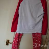 img 1 attached to SIORO Reindeer Matching Christmas Pajamas for Men - Festive Sleepwear review by Aaron Gonzales
