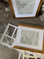 img 1 attached to 6-Pack Rustic Farmhouse Picture Frames For Home & Office Collage - 8X10 With 5X7 Mat, Walnut Brown review by Tammy Freeman