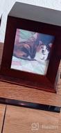 img 1 attached to Pet Memorial Urn With Photo Frame And Keepsake Box - Ideal For Cats And Dogs - Burly Wood Cremation Urn With Acrylic Glass Photo Protector For Pet Lovers - Funeral Casket Supplies review by Kim Knowles