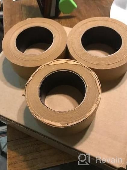 img 1 attached to 2 Rolls USA-Made Brown Paper Packing Tape 2 Inch X 60 Yard - Brixwell Flatback review by Lori Aguirre