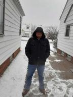 img 1 attached to Men'S Winter Hooded Military Jacket With Heavy Fleece Lining review by Tom Childress