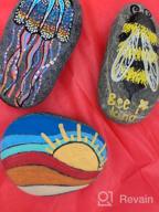 img 1 attached to 🎨 BigOtters 12 Mandala Painted Kindness Rocks, 2-3 inches, Ideal Easter Gifts. Perfect for Kids and Adults. Weighs Approximately 3.7 Pounds. review by Albert Dorsett