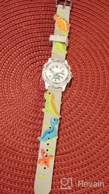img 1 attached to 🌈 ELEOPTION Kids Watch for Girls Boys - Waterproof Toddlers Digital Watch with 3D Cute Cartoon Silicone Strap - Perfect Birthday Gift for Kids review by Alex Prince