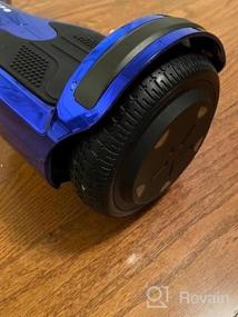 img 6 attached to Experience The Ultimate Riding Adventure: EVERCROSS Self-Balancing Hoverboard With Seat Attachment, Bluetooth Speaker & LED Lights For Kids
