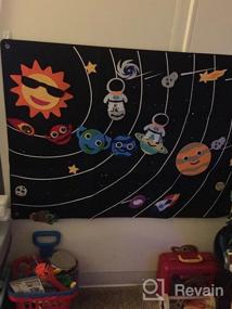 img 6 attached to Get Ready To Blast Off With WATINC'S 44-Piece Outer Space Felt Story Board Set: Explore The Solar System, Meet Aliens, And Tell Your Own Galactic Adventure!
