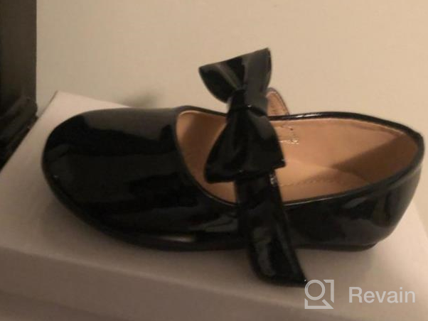 img 1 attached to DNDGZX01 👧 Toddler Girls' Ballerina Shoes review by Jaye Cleveland