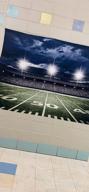 картинка 1 прикреплена к отзыву Football Stadium Field Light Night Soccer Turf Home Decor Wall Tapestry 60X80 Inches от Jimmy Montalvo