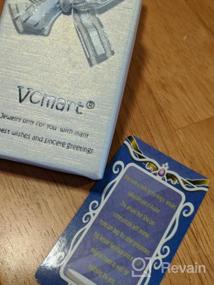 img 6 attached to Ожерелье с аметистом в форме слезы - Vcmart 💜 Модное ювелирное изделие в подарок для девочек с амулетом
