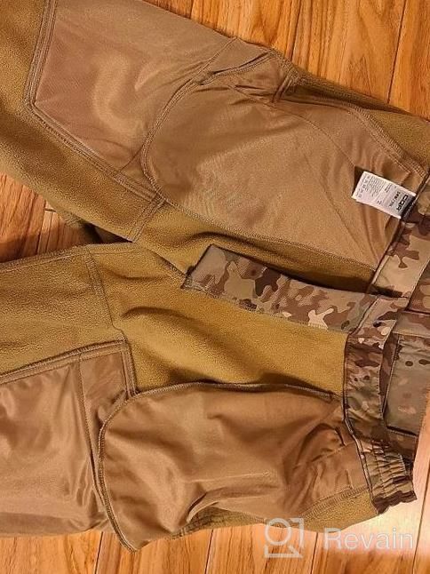 img 1 attached to CQR Men'S Winter Tactical Pants, Outdoor Fleece Lined Snow Ski Cargo Pants, Thermal Hiking Pants review by Noah Warneking