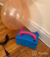 img 1 attached to Electric Balloon Pump Kit With Navy Garland, Happy Birthday Banner & Portable Decorating Strip - 110V 600W For Party Decoration review by Anthony Shepherd