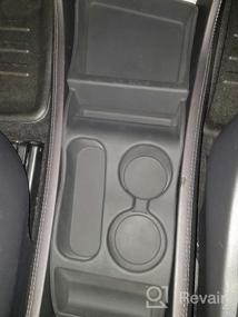 img 8 attached to Streamline Your Model 3&S With Topfit'S Rear Center Console Organizer Tray And Seat Storage Box