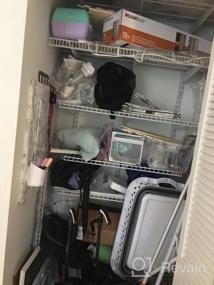 img 2 attached to ClosetMaid 2845 ShelfTrack 4Ft Pantry Organizer Kit White Storage Solution