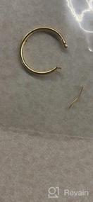 img 6 attached to 2mm Tube Classic Shiny Polished Round Hoop Earrings in 14k Yellow Gold