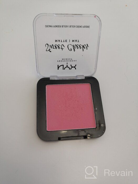 img 1 attached to NYX professional makeup Pressed Blush Sweet Cheeks Creamy Powder Matte, 11 Silence Is Golden review by Agata Sikora ᠌