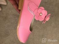 img 1 attached to Vokamara Cutout Flower Decoration Shoes for Girls review by Stephanie Elliott