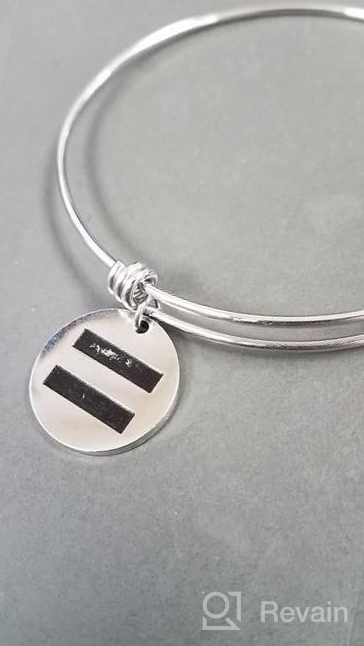 img 1 attached to 🌈 Empowering Transgender Girls: KUIYAI Equality Necklace Bracelet – Show Your Pride! review by Antonio Rojas