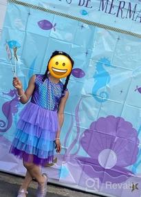 img 6 attached to VIKITA Girls Summer Sleeveless Polyester Tutu Dress for Flower Girls, Ages 3-7, Knee-Length