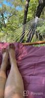 img 1 attached to COT21 Cotton Rope Double Hammock By Vivere review by Justin Luna