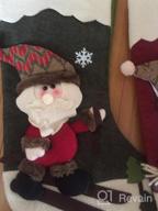 картинка 1 прикреплена к отзыву 4-Pack 18" Christmas Stockings - Santa Snowman Reindeer Penguin Family Decor Set By Dreampark от Ryan Selpasoria
