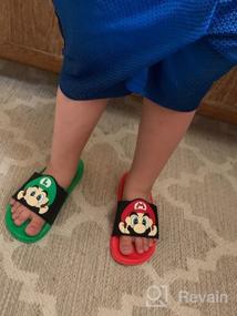 img 5 attached to Super Mario Mismatch Boys' Sandals: Nintendo-Themed Footwear at its Finest