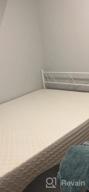 img 1 attached to WOHOMO Queen Bed Frame With Headboard, Upgarded 14 Support Leg Bedframe Metal Platform, Never Squeaky, Heavy Duty Steel Slats Mattress Foundation, No Box Spring Needed, White review by Kawaguchi Burgess