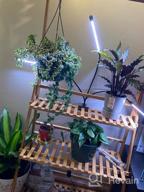 img 1 attached to COPREE Bamboo 3-Tier Hanging Plant Stand: Organize Your Garden In Style! review by John Surabhi