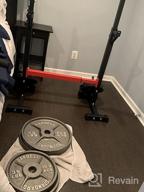img 1 attached to 550Lbs Adjustable Squat Rack Stand, Barbell Rack, Bench Press Home Gym Weight Rack Stand By BangTong&Li review by Nick Grays