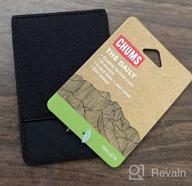 img 1 attached to Chums Daily Wallet – Compact Cash And Credit Card Holder (Black) review by Travis Petty