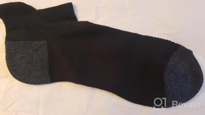 img 1 attached to Stay Comfortable And Stylish With GLENMEARL 6 Pack Cotton Ankle Athletic Running Socks For Men And Women review by Sue Taylor