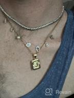 картинка 1 прикреплена к отзыву 14K Gold Plated Hamsa Hand Necklace With White & Blue CZ - SLOONG Evil Eye Pendant For Women от John Faxon