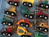img 1 attached to Mini Construction Vehicle Set - 12 Pull Back Cars For Kids, Educational Engineering Toys For Preschool Children, Ideal For Birthday Gifts, Classroom Rewards, And Christmas Stocking Stuffers review by Chris Floyd