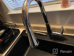 img 7 attached to Upgrade Your Kitchen With Touchless Functionality: Brushed Nickel, Single Handle Motion Sensor Faucet With Dual Function Spray Head And 3 Hole Deck Mount