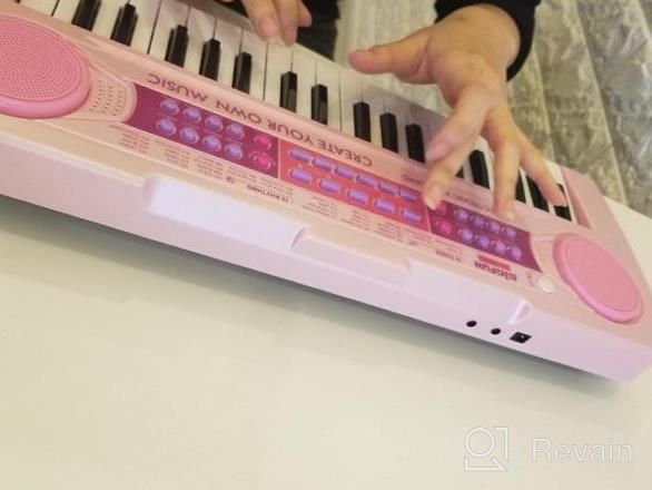 img 1 attached to 37 Key Portable Electronic Piano For Kids: APerfectLife Keyboard, Great Educational Toy For 3-8 Year Old Girls & Boys! review by Shima Hennigan