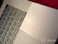 img 1 attached to Silver Palm Rest Protector Skin Cover Set Compatible With 2020 2021 Intel/M1-Based MacBook Air 13 A2337 A2179 UPPERCASE Premium review by Justin Kedzior