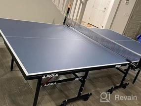 img 5 attached to JOOLA Inside - Premium MDF Indoor Table Tennis Table With Quick Clamp Ping Pong Net And Post Set - 10 Minute Easy Assembly - Single Player Playback Mode Included