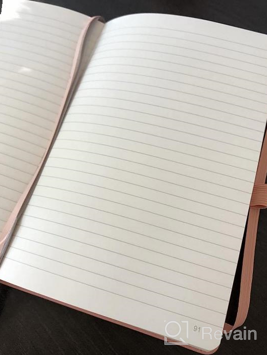 img 1 attached to Ruled Writing Journal Notebook By RETTACY - College A5 Size With 192 Numbered Pages, Hardcover And 100Gsm Thick Paper For Optimal Writing Experience, 5.75'' × 8.38'' Dimensions review by Alexandra Baker