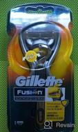 img 1 attached to Gillette Fusion5 ProGlide Men's Razor, 1 Cassette, 5 Carbon Blades, FlexBall Technology, Trimmer review by Adithep Kampanat ᠌