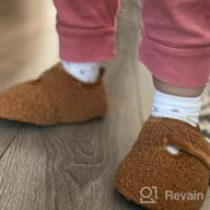 img 1 attached to 👦 Cozy and Cute Kids' Slippers with Microfleece Lining - Non-slip and Perfect for Indoor Wear review by Joe Lantz