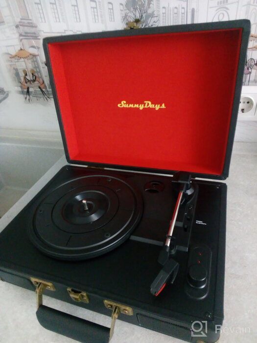 img 1 attached to Vinyl Player SunnyDays SD01 Orange review by Hemant Negi ᠌