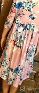 img 1 attached to Floral Maxi Swing Dress with Pocket for Girls 4-15Y: Comfy, Casual, and Chic! review by Sarah More