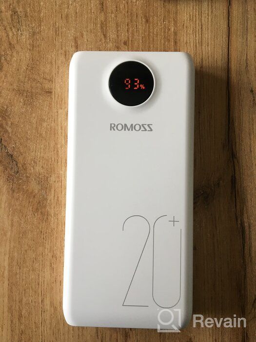 img 1 attached to Portable battery Romoss Sense 8P , 30000 mAh, white review by Avut Deesri ᠌