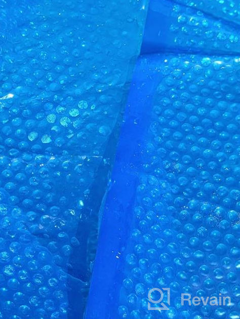 img 1 attached to Sun2Solar Clear 10-Foot-By-16-Foot Rectangle Solar Cover 1200 Series Heat Retaining Blanket For In-Ground And Above-Ground Rectangular Swimming Pools Use Sun To Heat Pool Bubble-Side Down review by Justin Sharp