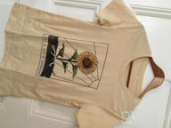 img 1 attached to Women'S Sunflower T-Shirt Short Sleeve Tee Top Junior Girls Cute Flower Graphic Trendy Clothes review by Joe Bottomkent