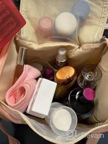 img 6 attached to Extra Large Hanging Toiletry Bag: Perfect For Travel, Makeup & Bathroom Organization!