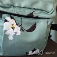 img 1 attached to HotStyle BESTIE Floral Backpack - Perfect For School, College & Travel In Magnolia Mint! review by Jun Alves